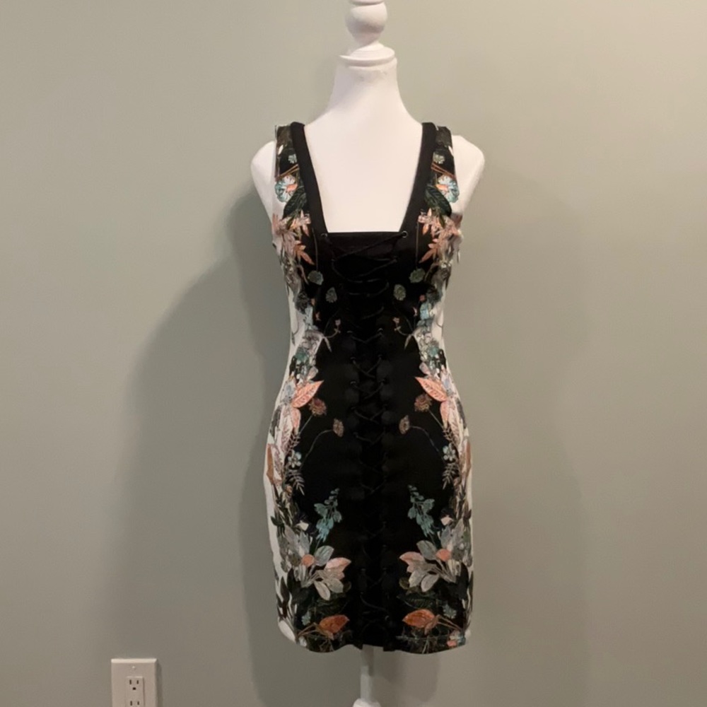 Bebe dress. Size Small. Sexy corset style. No flaws.